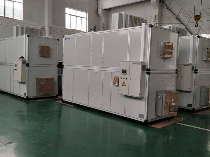 濟(jì)南銘威化工鋰電池鈷酸鋰零下40℃露點(diǎn)，三臺(tái)全新風(fēng)轉(zhuǎn)輪除濕機(jī)組